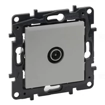 Niloé Step antenna aljzat TV csillagpontos 1x végzáró  alumínium 863374