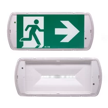 Vészvilágító 1h LED kész./állandó IP42 IK04 SL20 SL2MNM42C1C3A 60lm oldalfali Cooper SAFE LITE matricával