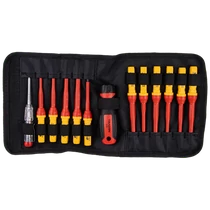 Csavarhúzó készlet 13db-os, cserélhető fejekkel 1000V CSET13