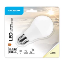Led E27 8,8W normál 806lm 4000K alkonykapcsolóval 200° MSL-G4000K8,8WE27-DLS