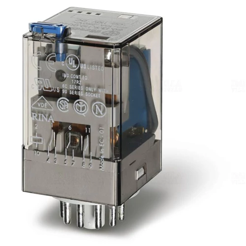 60.1390480040 IPARI RELÉ 3MORSE (11 lábú) 48V DC 10A 601390480040