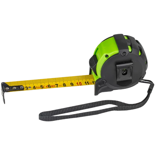 mérőszalag, gumírozott, 2 stoppos; 5m×25mm, mágneses MSZM5