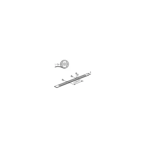 Led szalag 10W/m  1000lm/m 4000K IP00 120° 24VDC szélesség: 8mm COB ledekkel (5m/csom) 33368