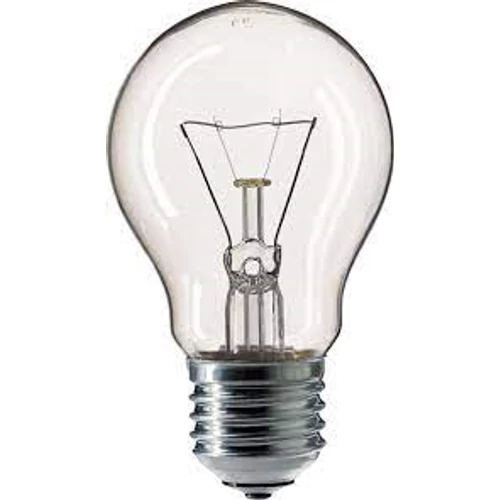 Normál izzó 60W 1000lm E27 24V 1000h átlátszó Helios  WST-2660