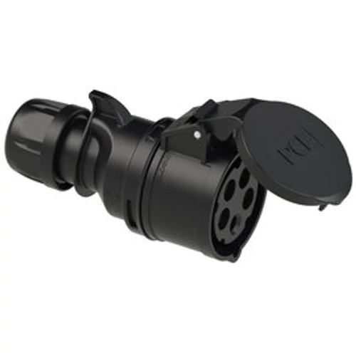 PCE lengő dugalj 16A/5P 400V fekete IP44 (Dafh-164) 215-6x
