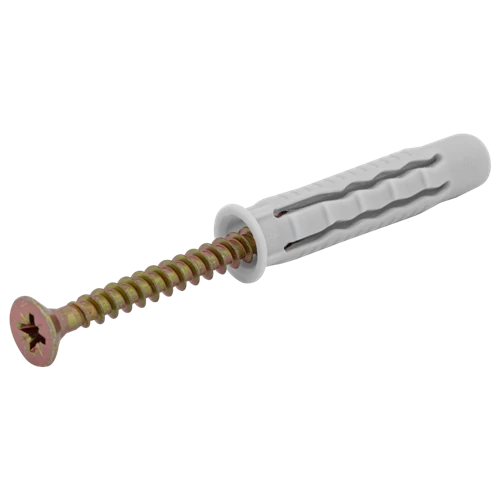 Univerzális tipli+csavar 6-os M6x40mm, PA6 100db/csomag T6UCS 