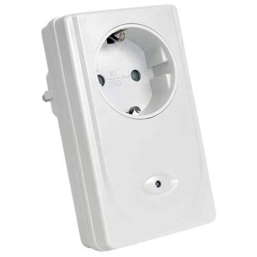 Távirányítós dugalj / csatlakozóaljzat, 1 aljzat, 1 távírányító, 230VAC, 50Hz, 3600W, IP20, 433,92MHz  RCS11
