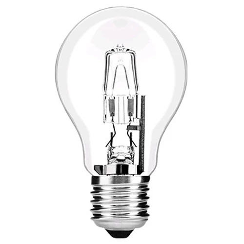 Eco halogén 52W E27 230V átlátszó halogén AHG27WW-52W