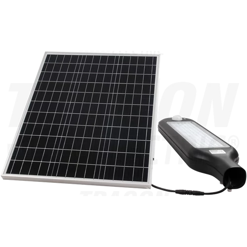 Utcai lámpatest, állítható napelemmel  40W, 4000 K, 5200 lm, IP65, 12,8 V 15000 mAh LiFePO4 LSLSB40W