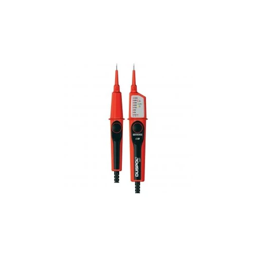 Duspol Expert feszültségvizsgáló 12V-1000V, 0,1kohm-100kohm, LED-jelzéssel, FI/RCD teszt 050262
