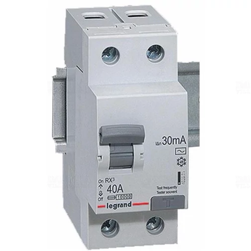 FI 2P 40A  30mA -A osztályú  402037 Legrand