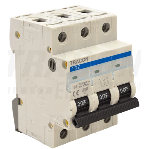 Kismegsz. 3P C  16A 6kA TDZ-3C-16A Tracon ( 4db / csomag )