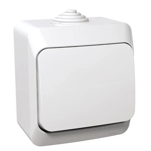Cedar Plus 107 kereszt kapcsoló IP44 fehér WDE000570