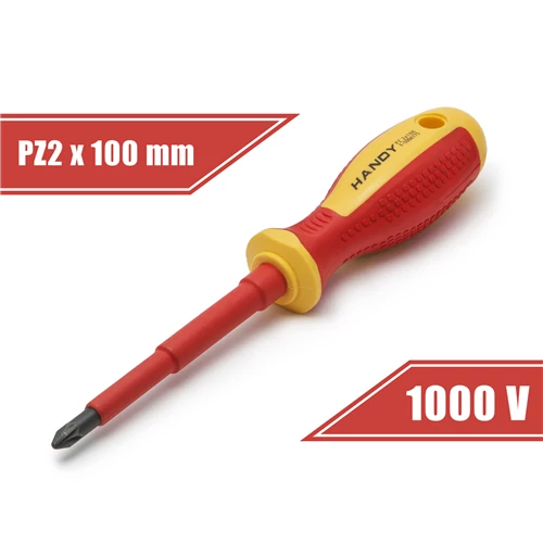 Csavarhúzó PZ2x100mm 1000V Piros 10572