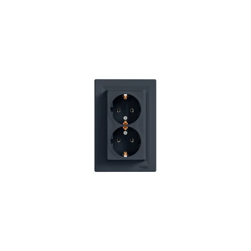 Asfora 162/2 dupla dugalj csavaros antracit EPH9900171