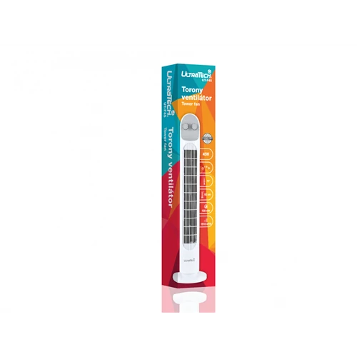 Oszlopventilátor, 82cm magas 3-fokozat,45W, 53,6dB,  időzítővel , 230VAC F45
