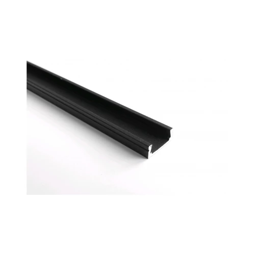 Aluprofil falon kívüli 11mm ledszalaghoz, fekete 2m/db AAP-NBL-2M