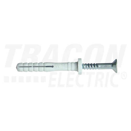 Beütős műanyag tipli csavarral 6x40mm TB645