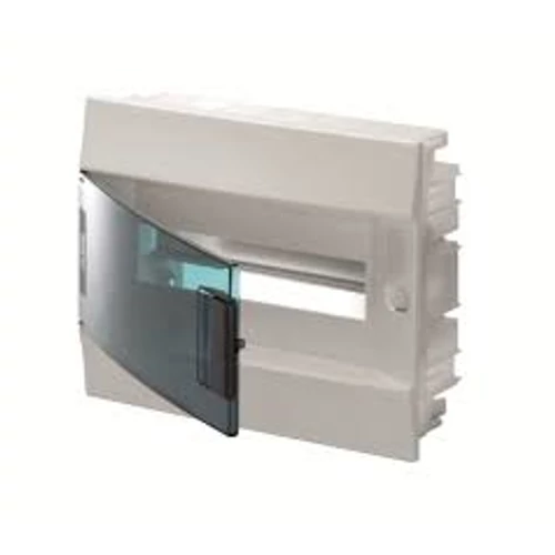 Kiselosztó  süllyesztett  átlátszó ajtó 12M IP41 fehér PE/N sín 41A12X12A (EDS-12/1) ABB 1SLM004101A1203
