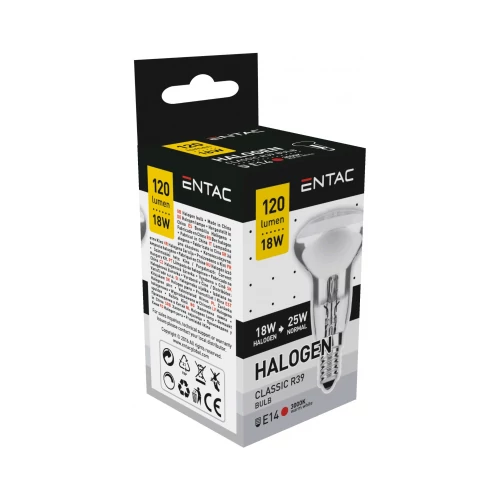 Eco halogén 18W E14 R39 230V 204lm 3000K átlátszó LHR39-18W