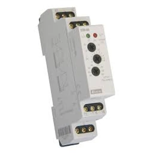 Fesz.figyelő relé 3-fázis, 48V-276VAC, 0-10sec, led, 1mod HRN-55
