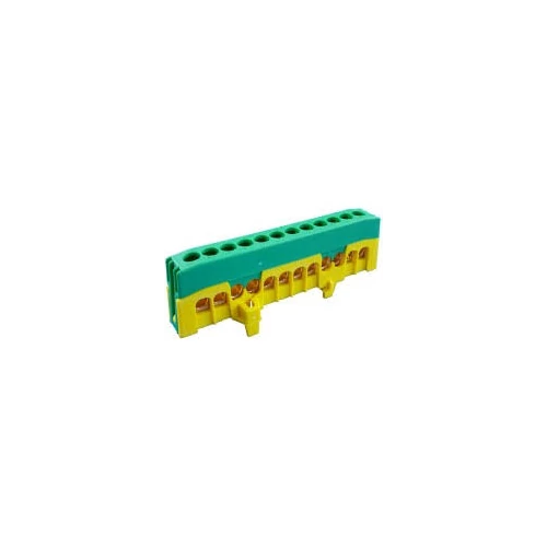 Szigetelt PE sín z/s 12x16mm2 63A TS35-re  2020270
