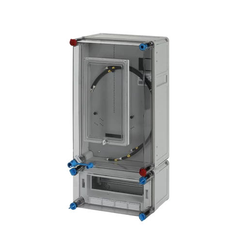 1/3F mérőszekrény EON +1x12modul alul 1-szintes 1-mérőhely 1M 1 szerelőlappal HB3012A-E Hensel