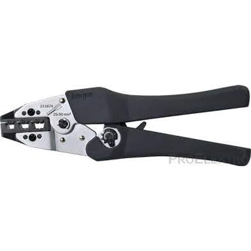 Érvéghüvelyprés 25-50mm2 trapéz-présforma Haupa 211674