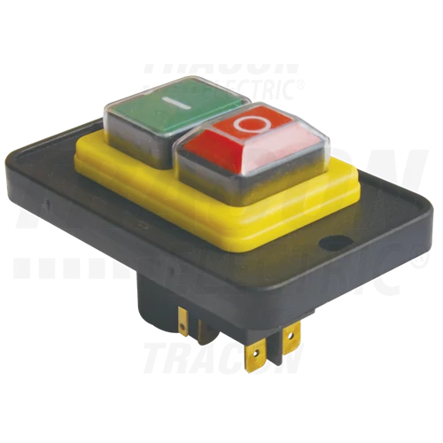 Biztonsági kapcsoló, 5P, IP54, 12A, nullfeszkioldóval  230VAC SSTM-025