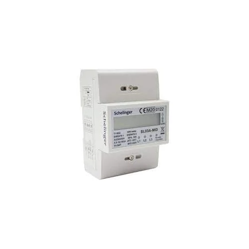 Fogyasztásmérő, direkt, 3 fázis  digitális, 4mod 100A MID hitelesített A31-SL03A-MID