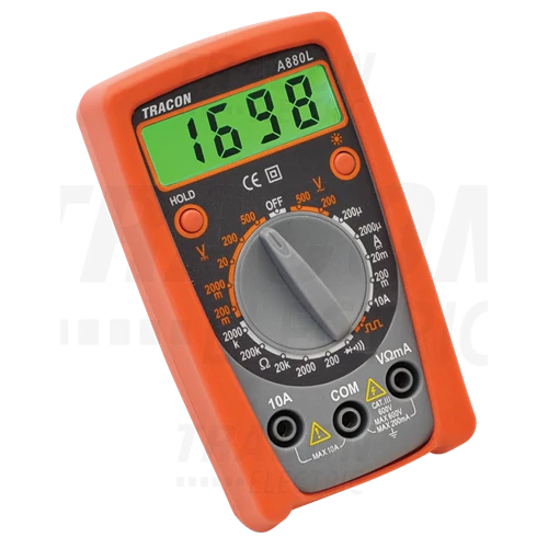 Multiméter digitális 4digit, dióda teszt A880L