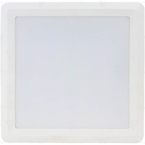 LED panel falon kívüli négyzetes 24W 1920lm, D=225×225 mm IP20 LED-DLNFS-24NW