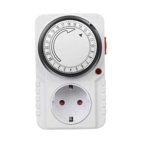 Kapcsolóóra dugaljba rakható analóg, napi  48 kapcsolás, min.: 15perc, max.: 3450W 16A 230V IP20 T161M