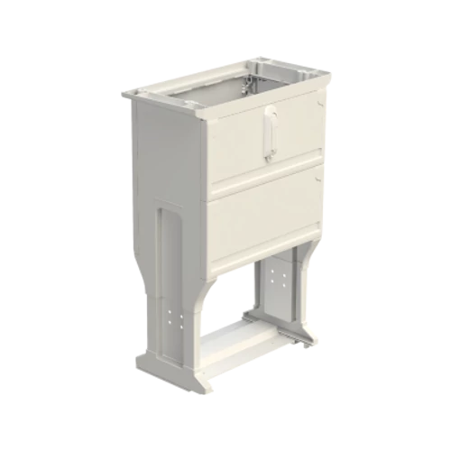 Lábazat 816x616x323mm-es szekrényhez műanyag szürke 663mmx 528mmx 320mm kültéri HYDRA Emiter FH68