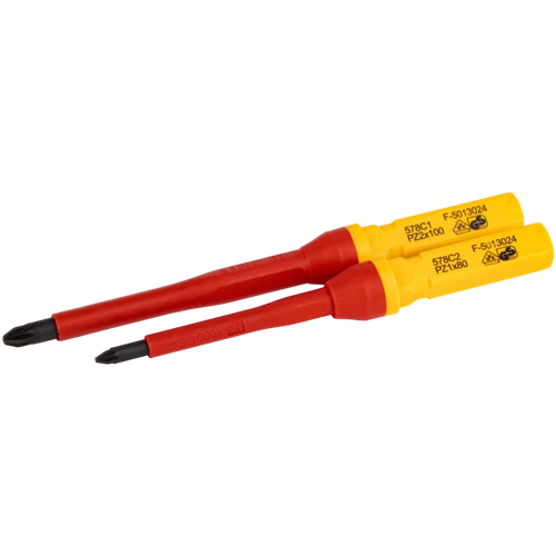 Csavarhúzó készlet 13db-os, cserélhető fejekkel 1000V CSET13