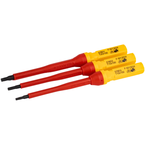 Csavarhúzó készlet 13db-os, cserélhető fejekkel 1000V CSET13