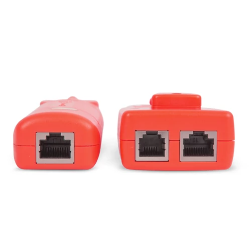 Érpárkereső hangjelzéssel, LED-del RJ45 kábel teszterrel 25341