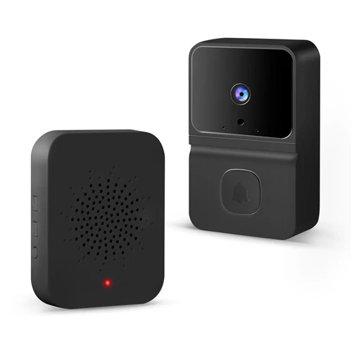 Smart videó kaputelefon szett - Wi-Fi-s, akkumulátoros - HD - fekete  55385BK